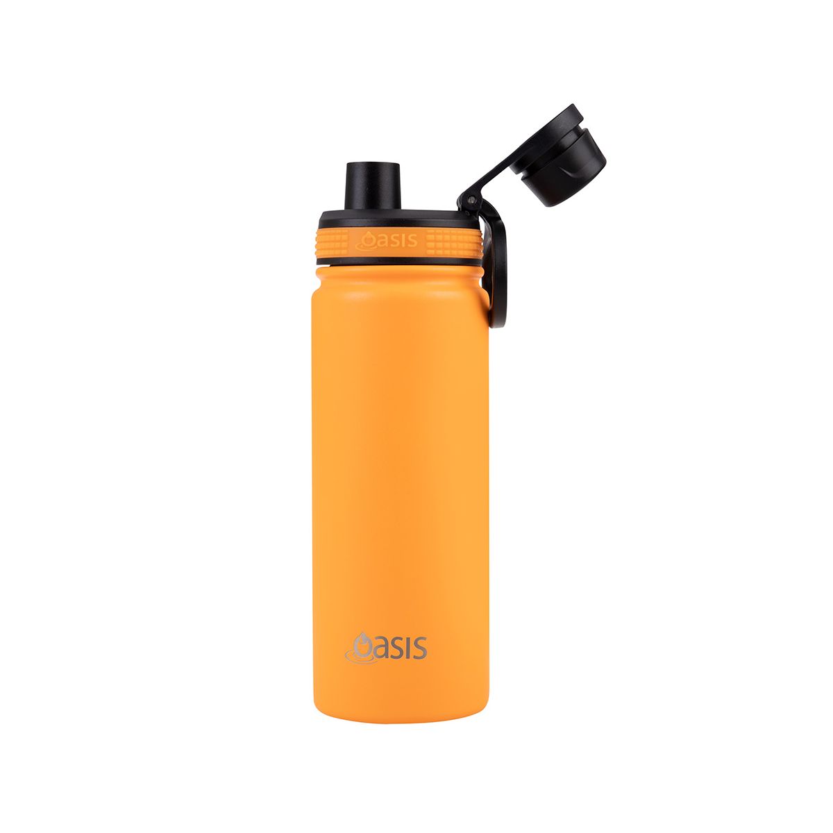 Buy Oasis 550ml Neon Orange Insulated Water Bottle