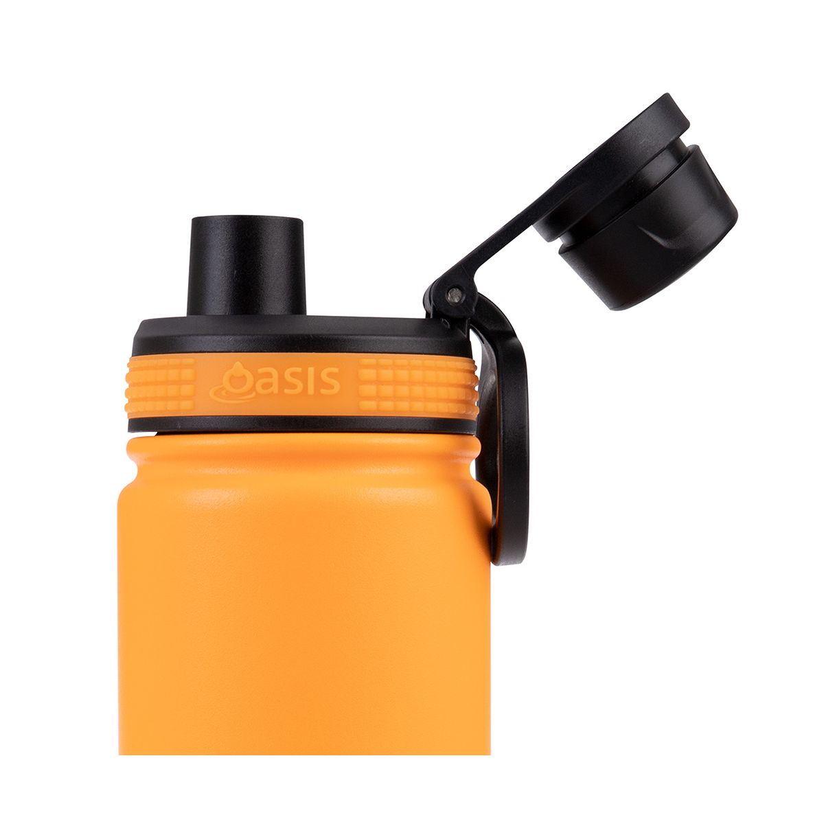 Buy Oasis 550ml Neon Orange Insulated Water Bottle
