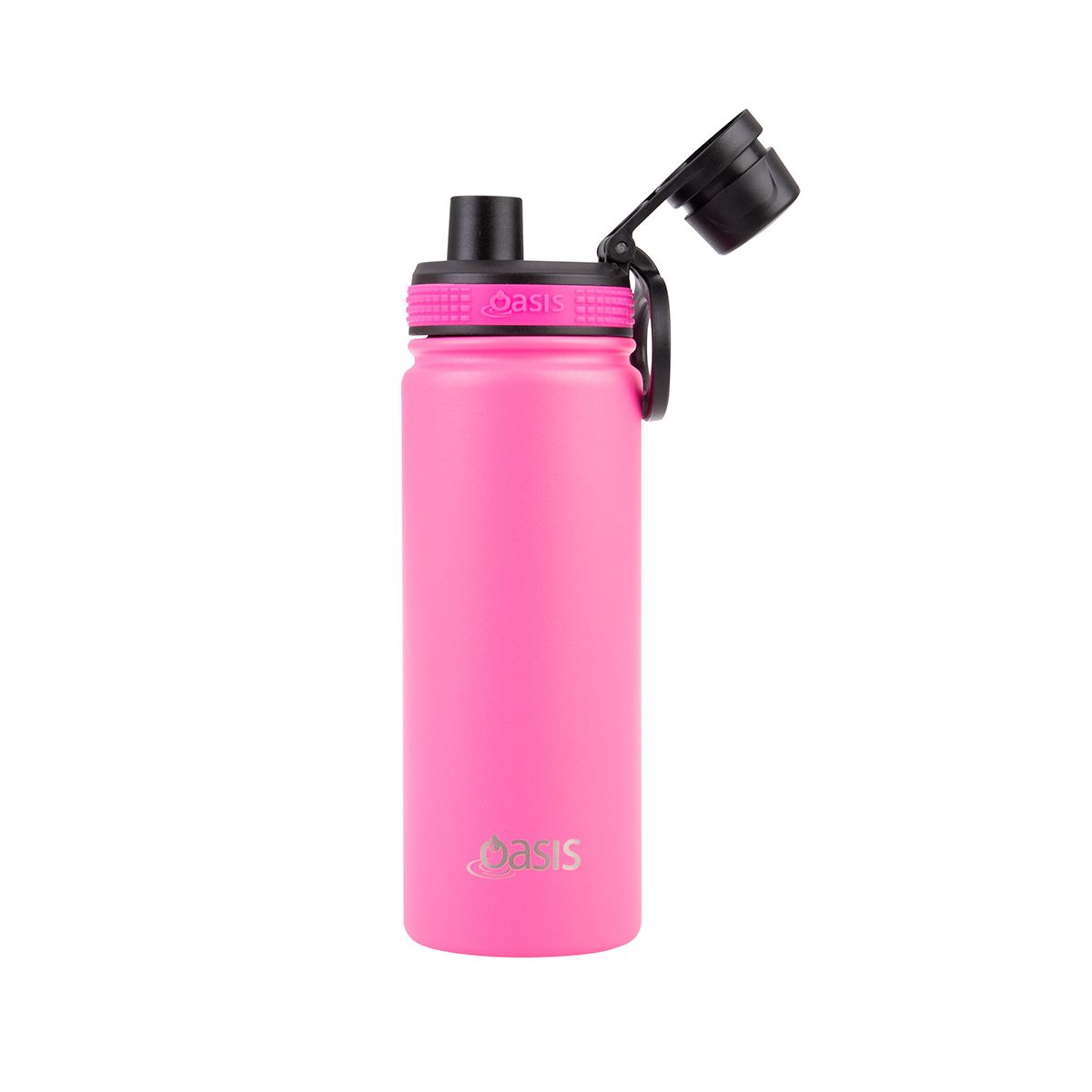 Buy Neon Pink Oasis 550ml Insulated Bottle