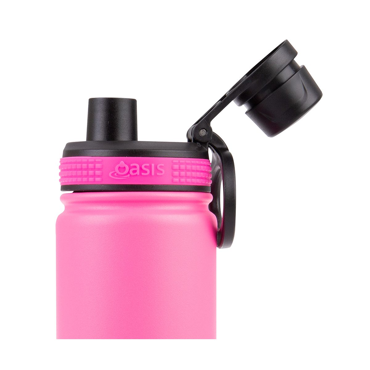Buy Neon Pink Oasis 550ml Insulated Bottle