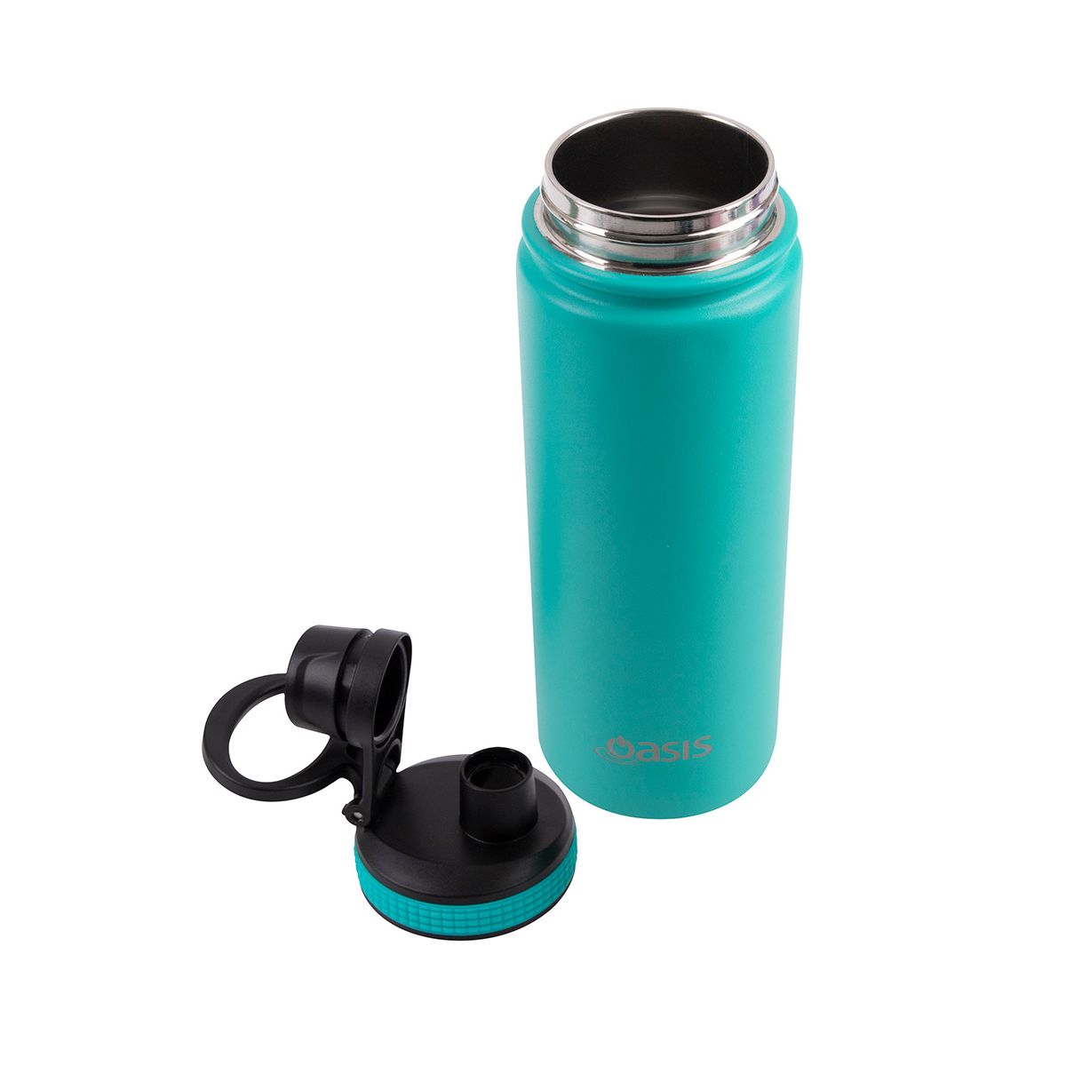 Buy Turquoise Oasis 550ml insulated bottle with screw lid