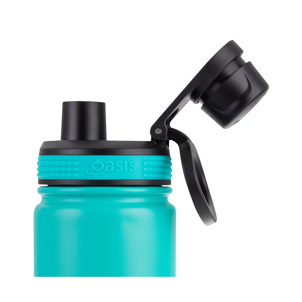 Buy Turquoise Oasis 550ml insulated bottle with screw lid