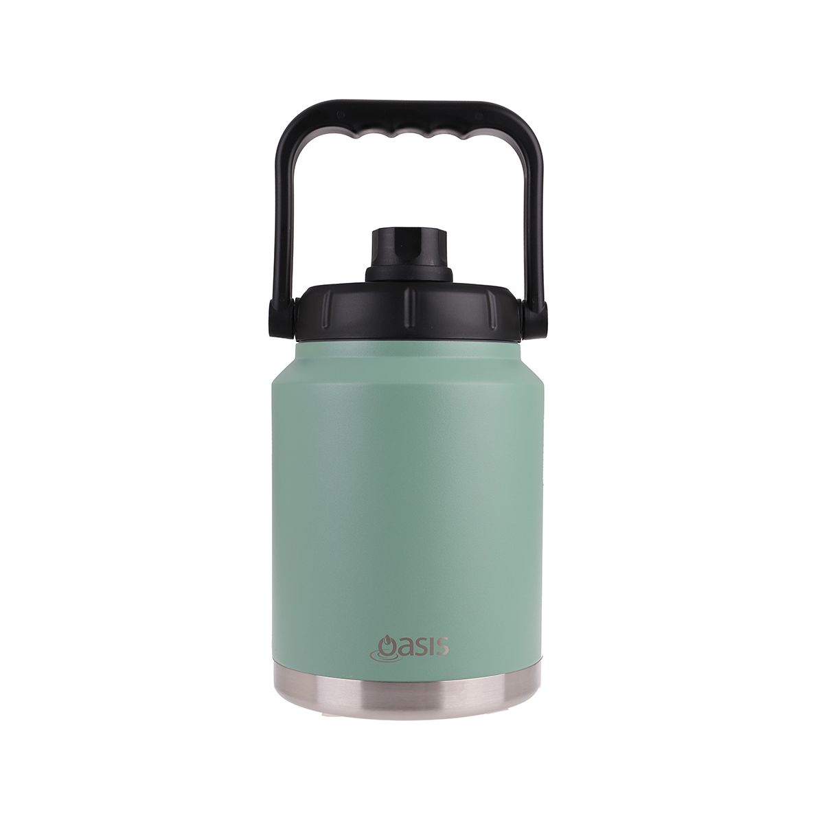Oasis Insulated Water Bottle Jug with Handle Sage Green 2.1L