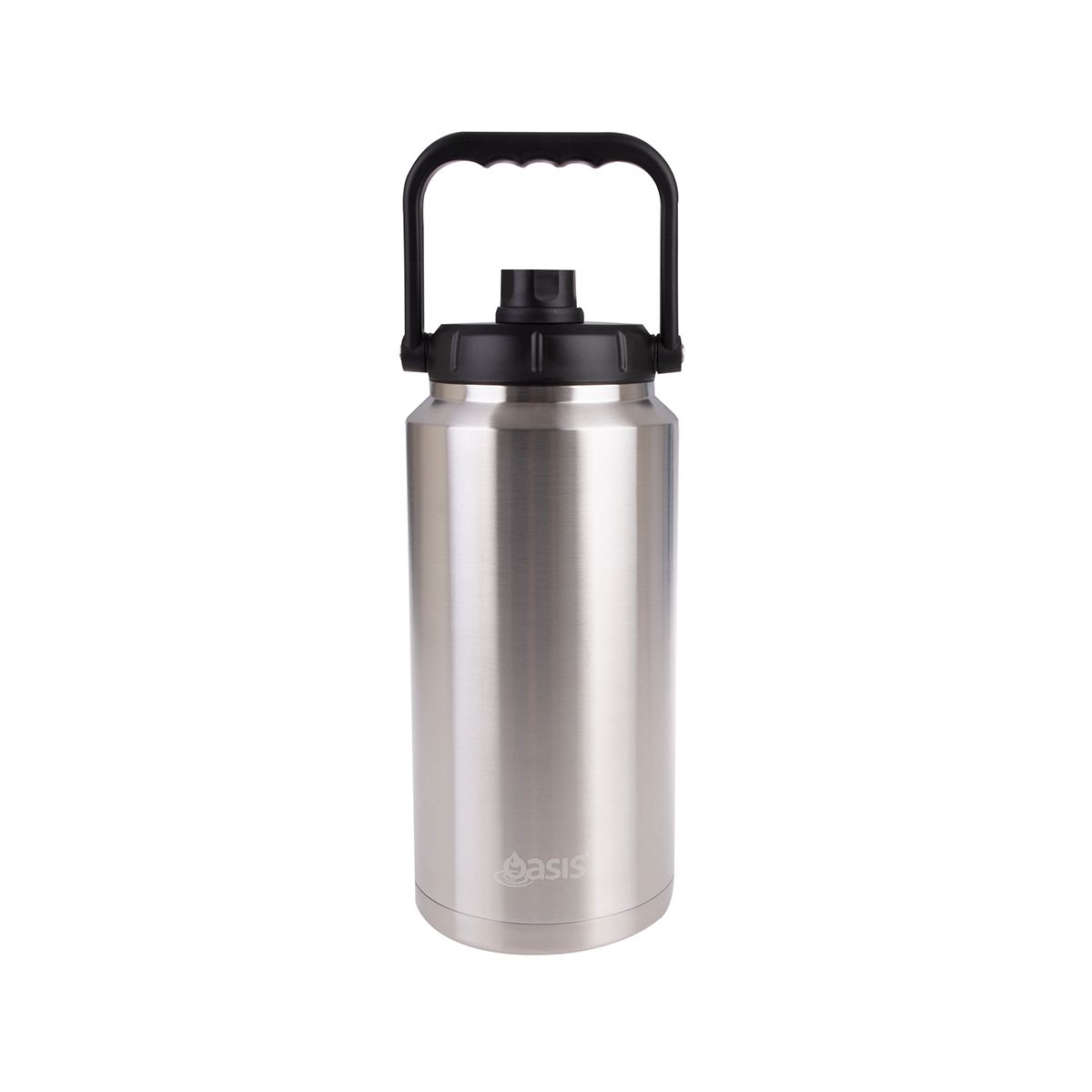 Oasis Insulated Water Bottle Jug with Handle Silver 3.8L