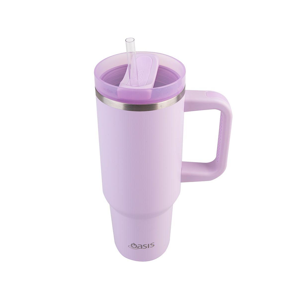 Oasis Insulated Tumbler with Straw Orchid 1.2L