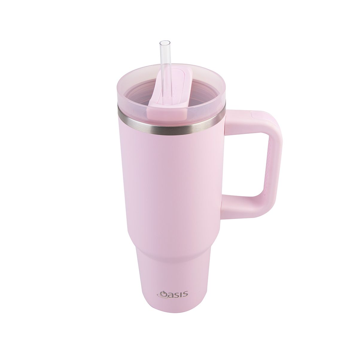 Oasis Insulated Tumbler with Straw Pink Lemonade 1.2L