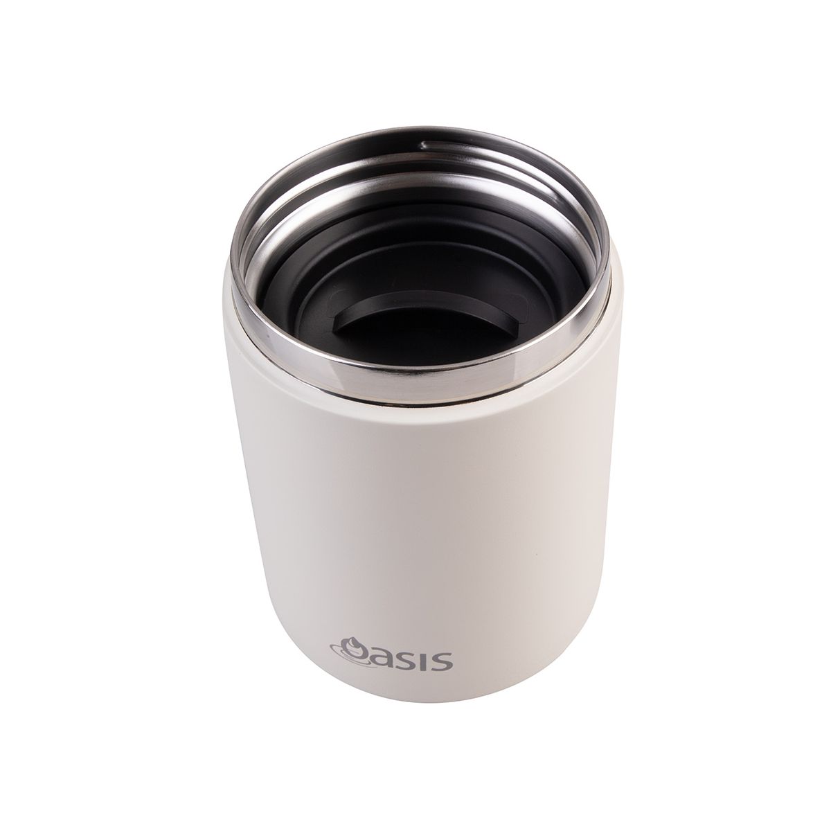 Oasis Stainless Steel Insulated Food Flask Alabaster 480ml