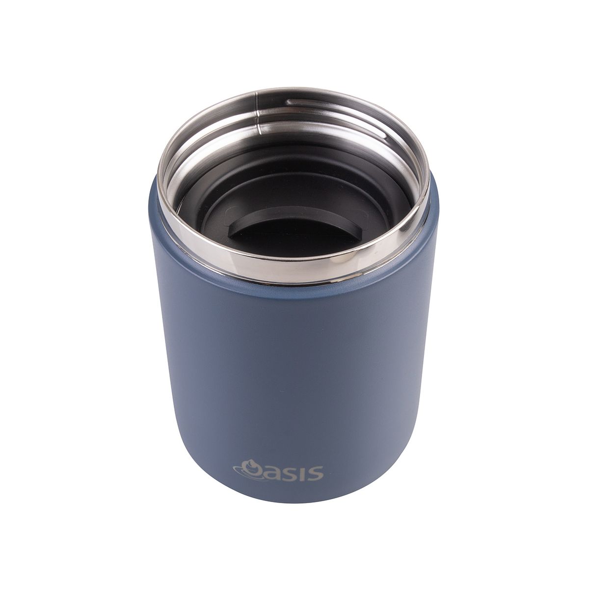 Oasis Stainless Steel Insulated Food Flask Indigo 480ml