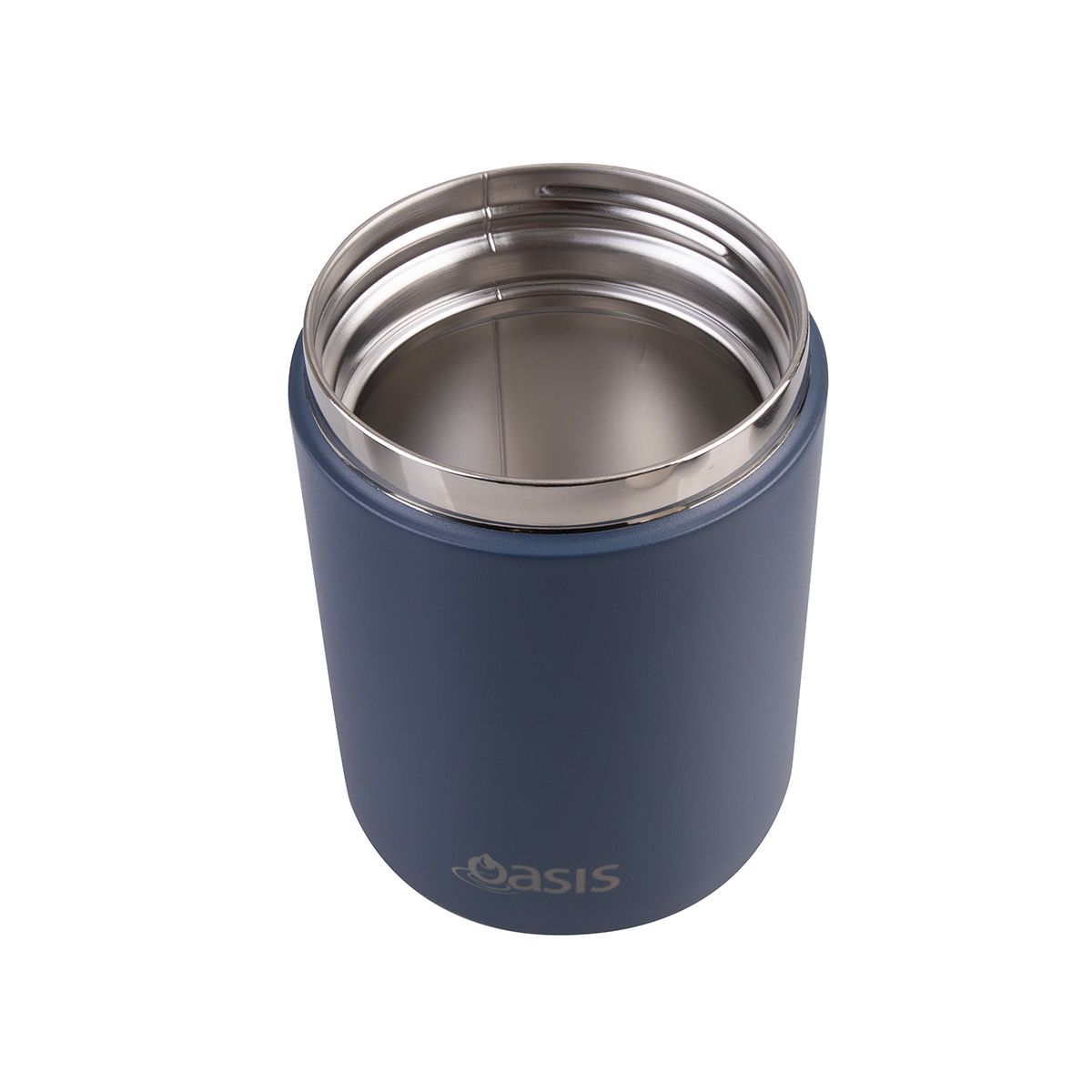 Oasis Stainless Steel Insulated Food Flask Indigo 480ml