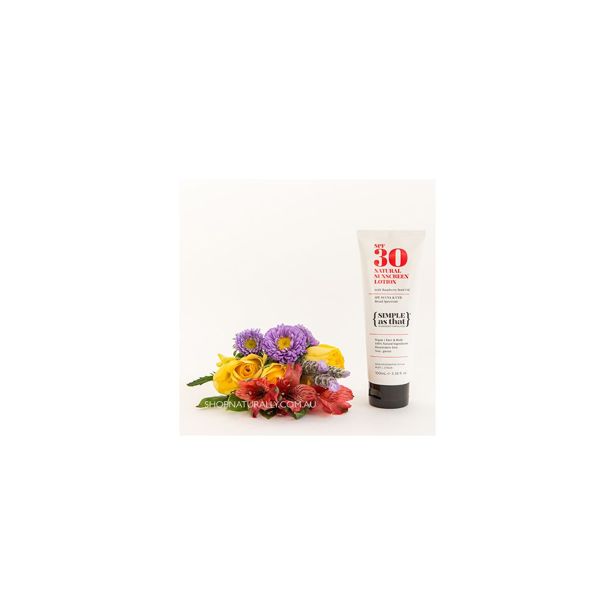 Simple As That Natural Face & Body Sunscreen SPF30 100ml