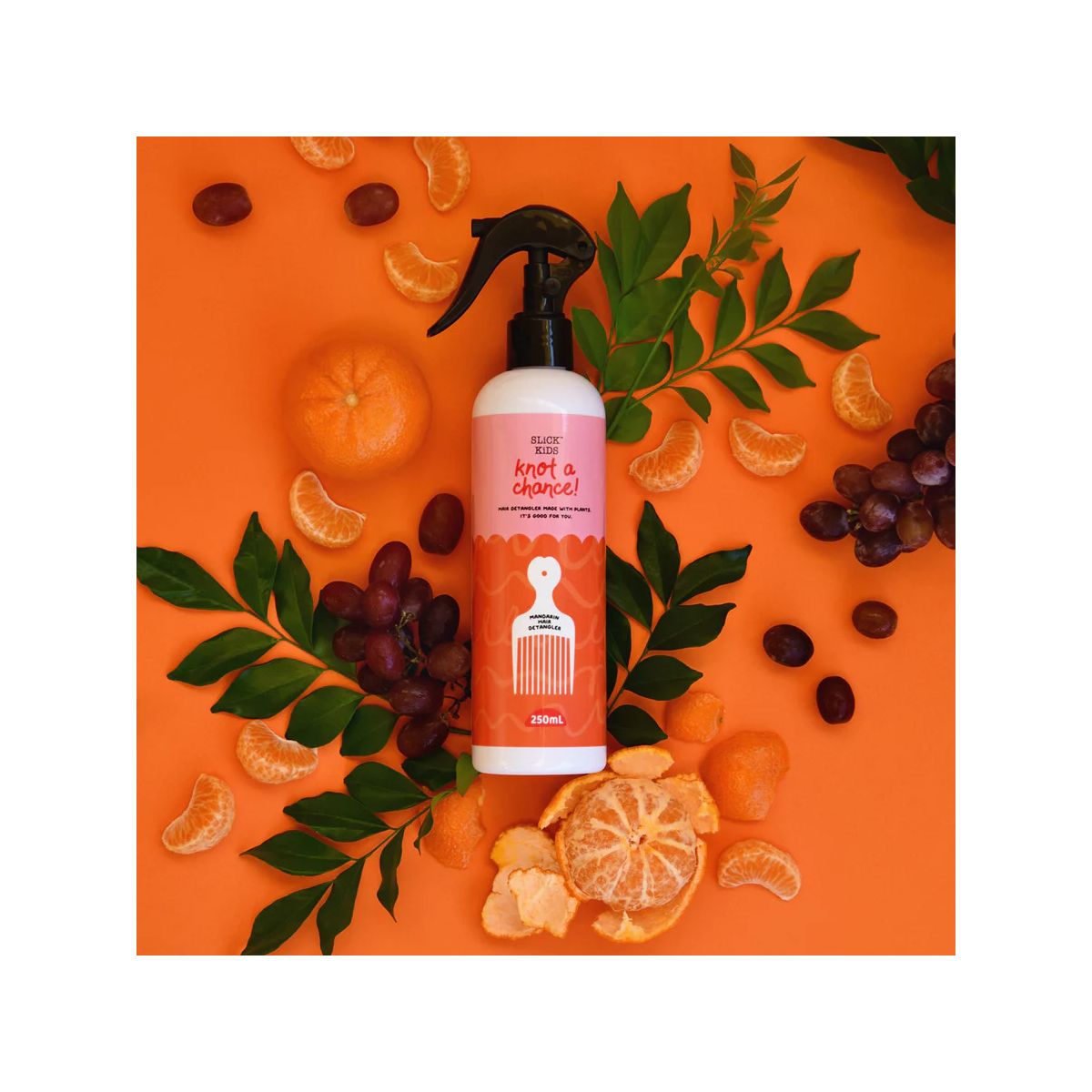 Buy No Nasties SLiCK KiDS Natural Hair Detangler Mandarin and Grape 250ml Online