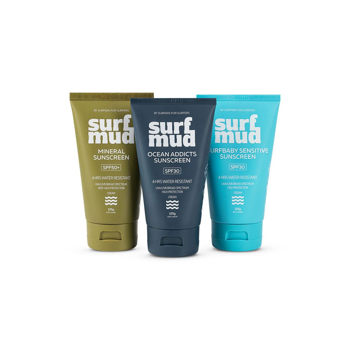 Surfmud Surfbaby Sensitive Sunscreen SPF30 125g