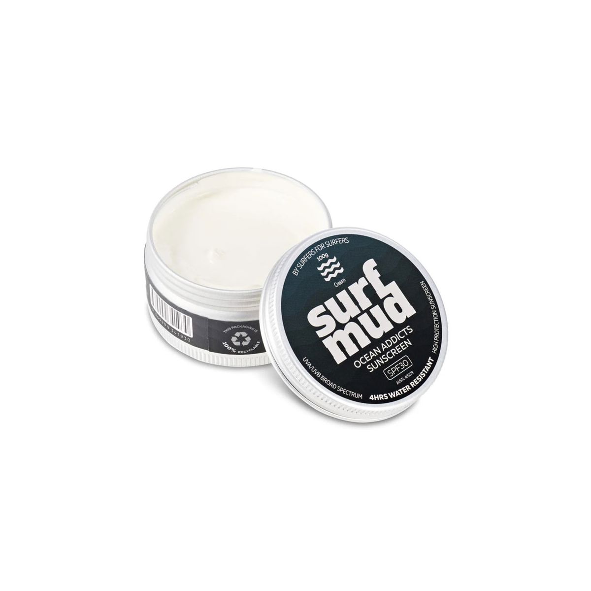 Surfmud Ocean Addicts Sunscreen SPF30 100g