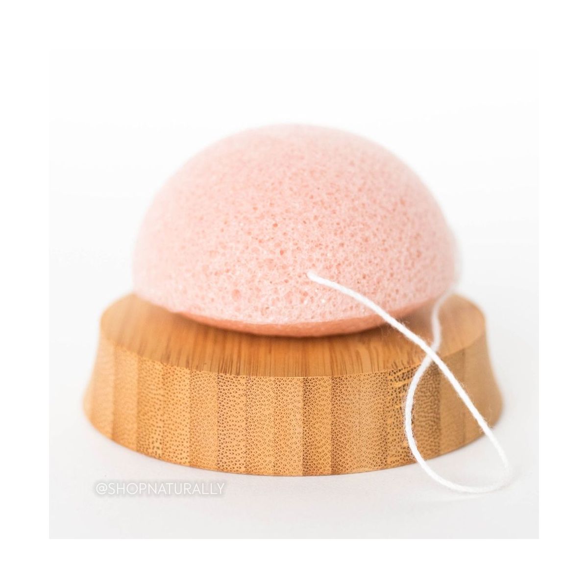 Buy The Happy Sparrow Konjac Sponge Pink Clay Online