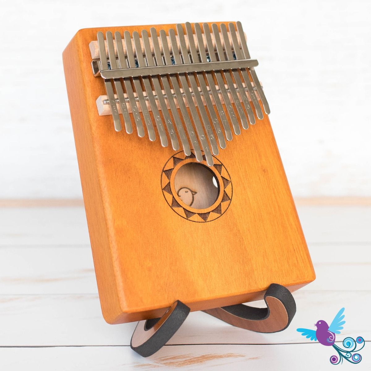 The Musical Sparrow Kalimba 17 Key Hollow in C Major