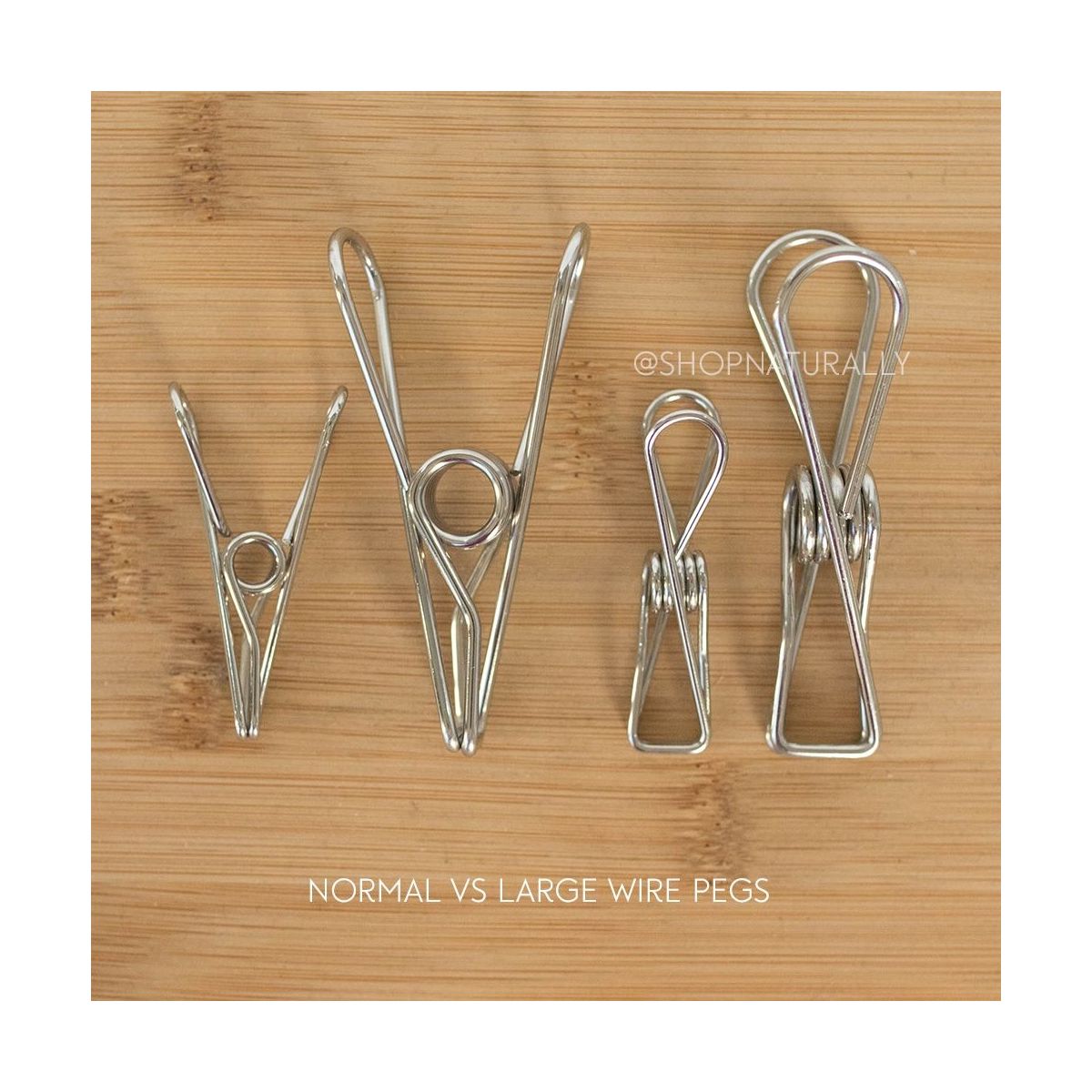 Wire Pegs 316 Grade Stainless Steel Clothes Pegs 50 Pack