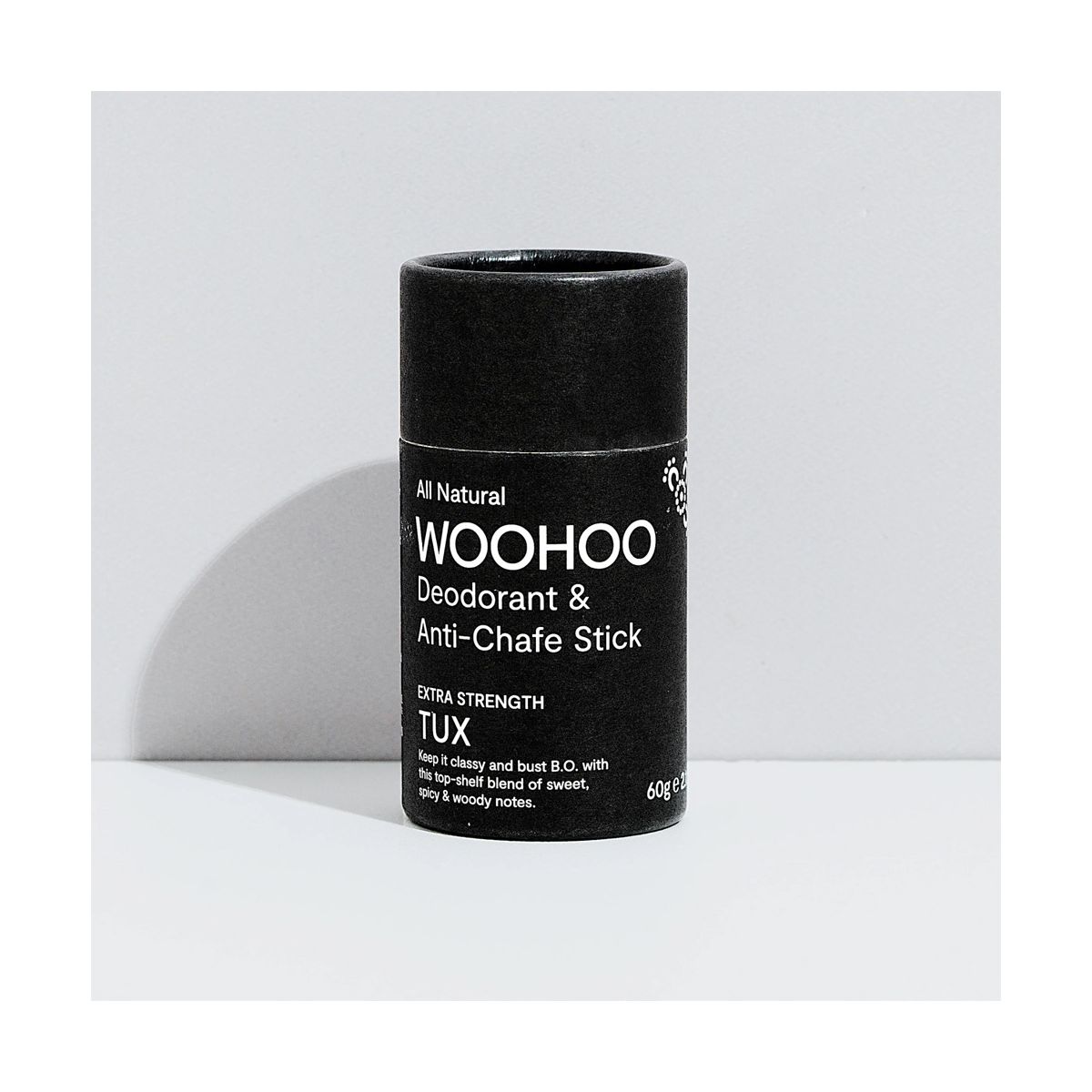 Woohoo Natural Deodorant & Anti Chafe Stick Tux 60g