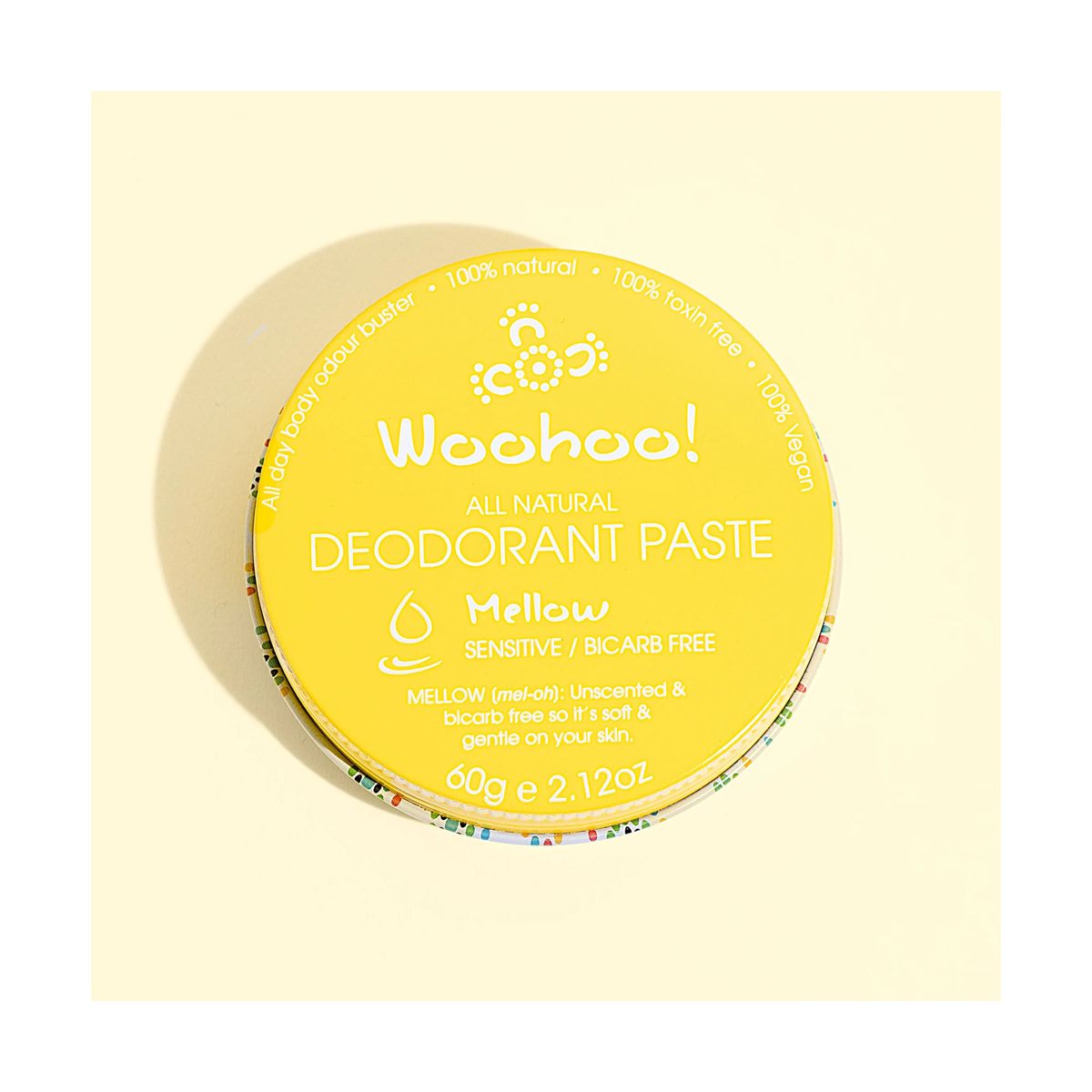 Woohoo Natural Deodorant Paste Mellow 60g