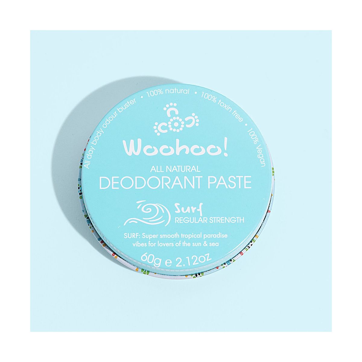 Woohoo Natural Deodorant Paste Surf 60g
