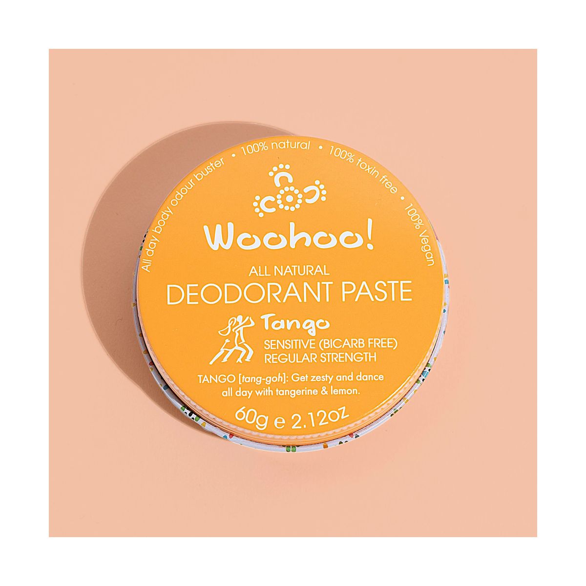 Woohoo Natural Deodorant Paste Tango 60g