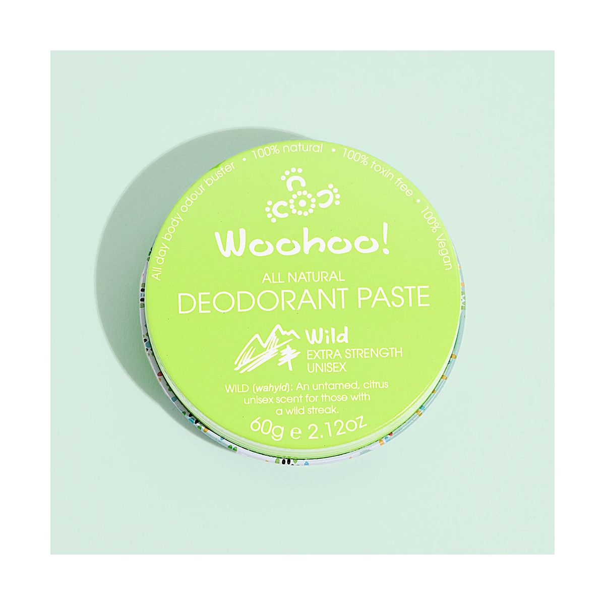 Woohoo Natural Deodorant Paste Wild 60g