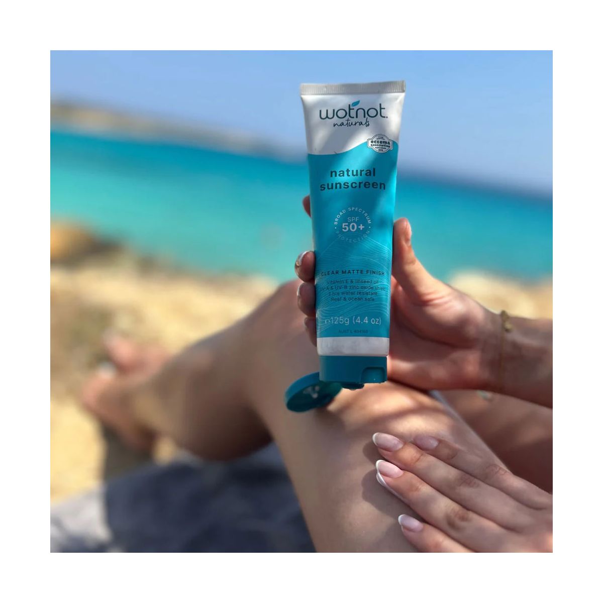 Wotnot Natural Sunscreen SPF50 125g