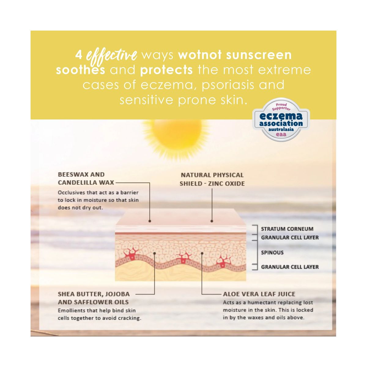 Wotnot Natural Baby Sunscreen SPF30 100g