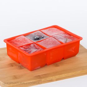 Buy Avanti Silicone 6 Cup King Ice Cube Tray Red Online