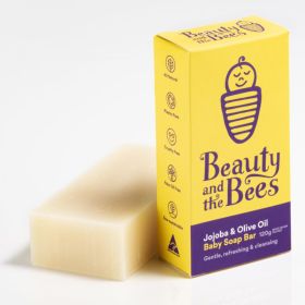 Buy Beauty and the Bees Baby Soap Bar Jojoba & Olive Oil 120g Online