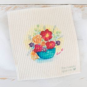 Buy The Happy Sparrow Compostable Dish Cloth Flowers Online