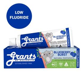 Buy Grants Kids Natural Low Fluoride Toothpaste Blueberry Burst Online