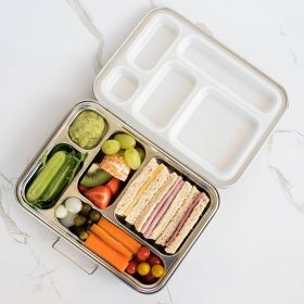 Buy The Happy Sparrow Bento Five Stainless Steel Bento Box Online