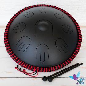 Buy Hluru 9 Note Premium Tongue Drum in D Minor Black Online