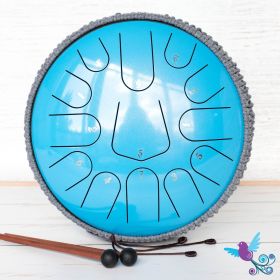 Buy Hluru 13 Note Mellow Tongue Drum Sky Blue Online