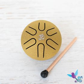 Buy Hluru Mini Pentatonic Tongue Drum Gold Online