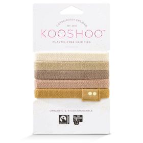 Buy Kooshoo Organic Hair Ties Original Flat Blonde Online