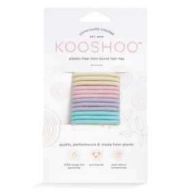 Buy Kooshoo Organic Hair Ties Mini Round Pastel Blooms Online