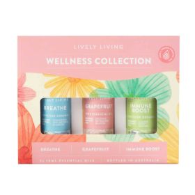 Buy Lively Living Essential Oils Kit Wellness Collection 3 Pack Online