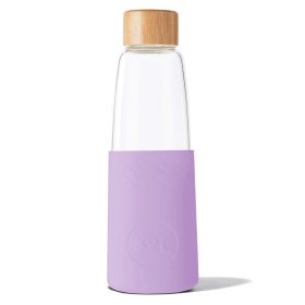 Buy Sol Glass Water Bottle Lovely Lavender 850ml Online