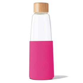 Buy Sol Glass Water Bottle Peacock Pink 850ml Online