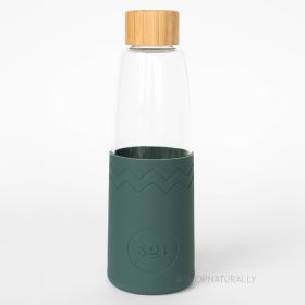 Buy Sol Glass Water Bottle Deep Sea Green 850ml Online