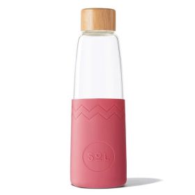 Buy Sol Glass Water Bottle Radiant Rose 850ml Online