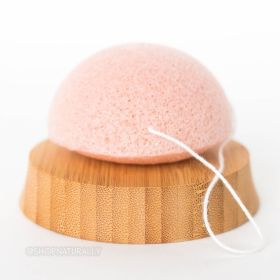 Buy The Happy Sparrow Konjac Sponge Pink Clay Online