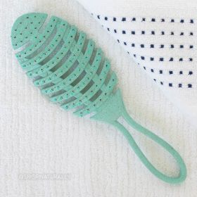 Buy The Happy Sparrow Soft Bristle Detangling Brush Green