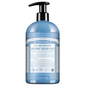 Buy Dr Bronner's Organic Sugar Soap Baby Unscented Online