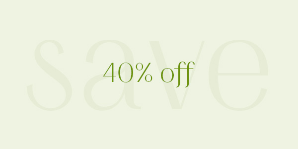 40 percent off natural products online