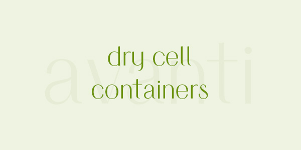 avanti dry cell containers