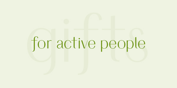 Shop eco friendly gifts for active people