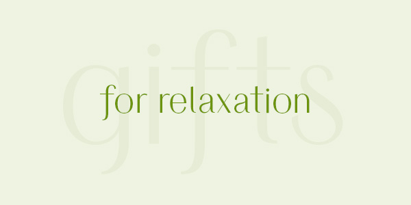 Eco friendly gifts for relaxation