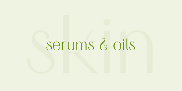 Shop natural and organic serums and oils for the face